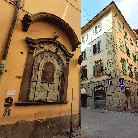 Santi per strada